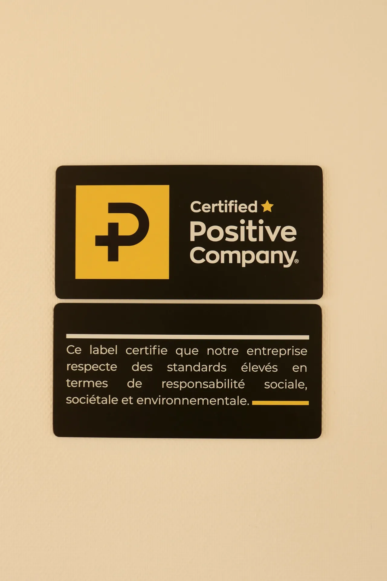 Pancarte 1 étoile